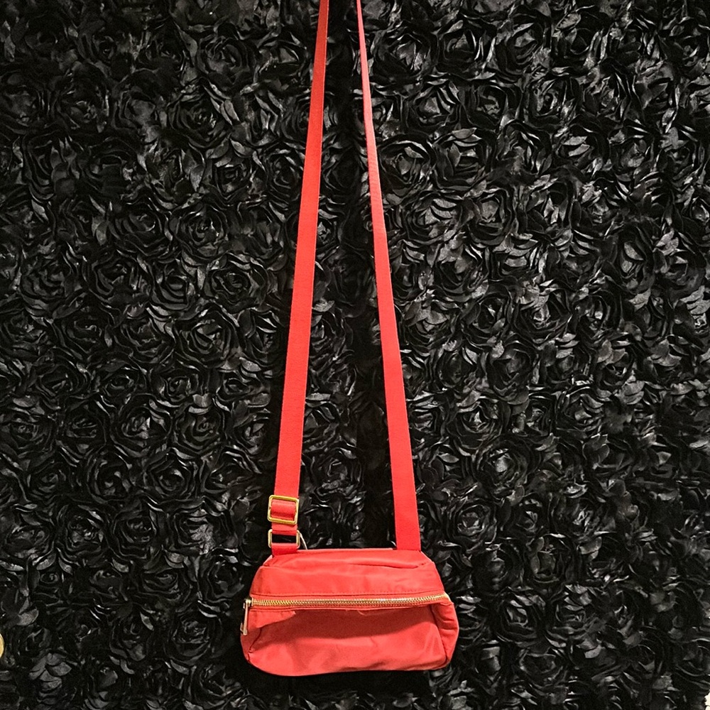 A New Day NWOT Orange Nylon Belt Bag Convertible Crossbody Fanny Pack